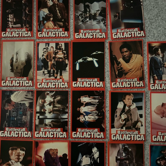 Complete 1978 Vintage Battlestar Galactica Collectors card set 1-36 - Picture 13 of 16